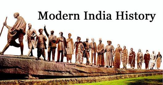 Mordern India history compressed