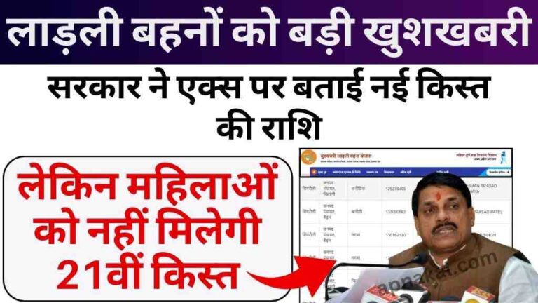 CM Ladli Behna Yojana: मध्य प्रदेश की लाड़ली बहनों को बड़ी खुशखबरी, सरकार ने एक्स पर बताई नई किस्त की राशि