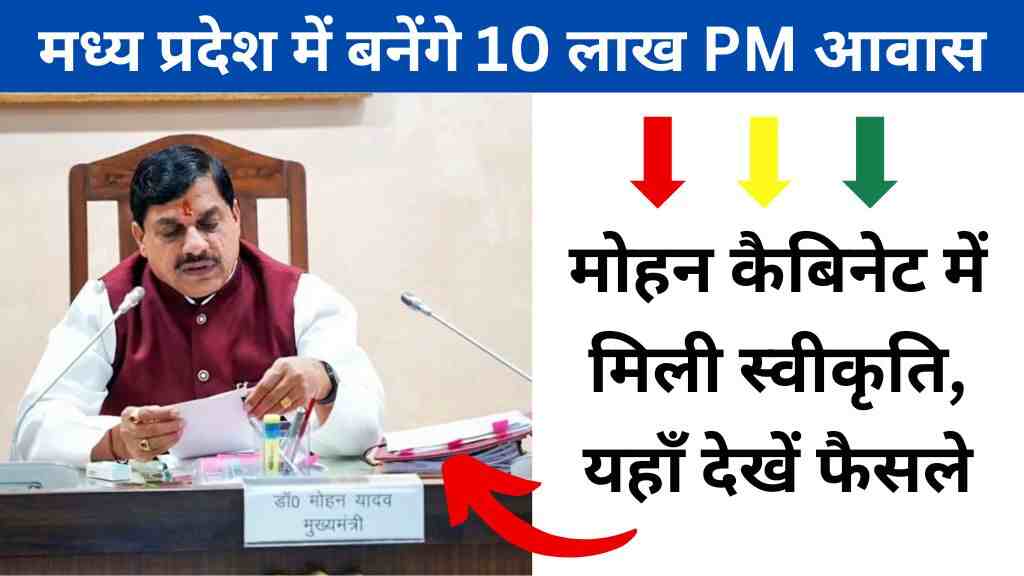 MP News: मध्य प्रदेश में बनेंगे 10 लाख PM आवास, मोहन कैबिनेट में मिली स्वीकृति
