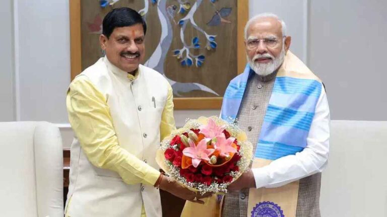 दिल्ली में सीएम मोहन यादव की बड़ी पहल: पीएम मोदी से मुलाकात, 2047 के विकसित भारत का रोडमैप तय