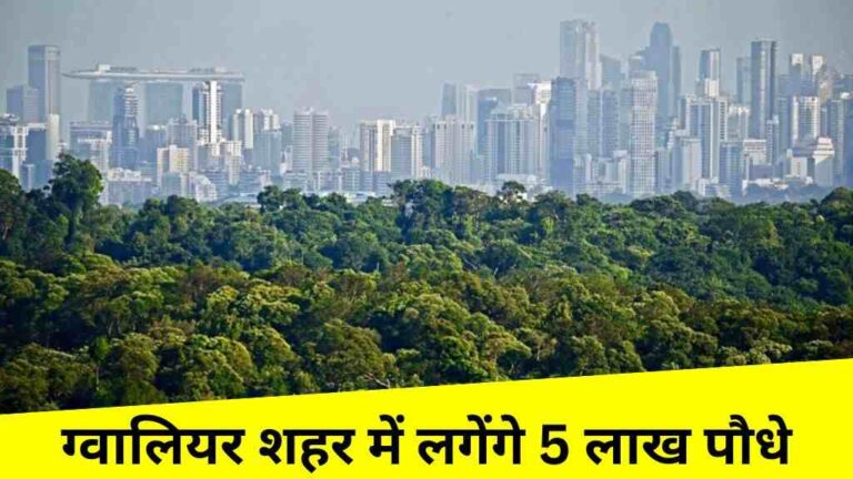 ग्वालियर शहर बनेगा सिटी ग्रीन एंड अर्बन फॉरेस्ट, लगेंगे 5 लाख पौधे
