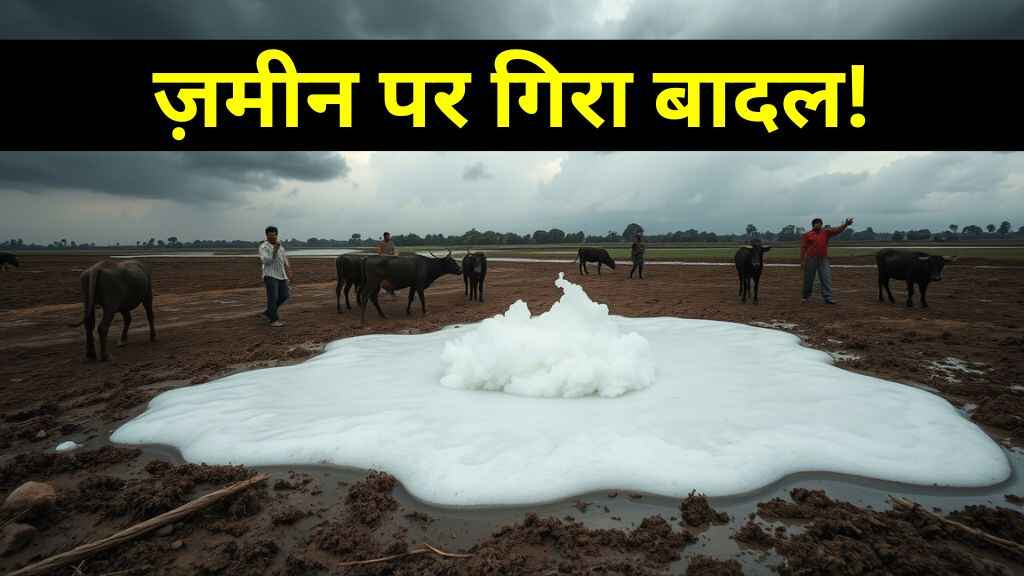 आसमान से गिरा बादल का वीडियो वायरल, असलियत जानकर गांव वाले भी रह गए हैरान