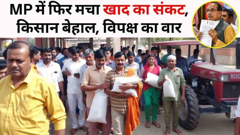MP News: मध्य प्रदेश में एक बार फिर खाद की मारामारी, किसान मांगे खाद देखिए पूरी रिपोर्ट