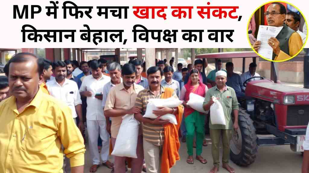 MP News: मध्य प्रदेश में एक बार फिर खाद की मारामारी, किसान मांगे खाद देखिए पूरी रिपोर्ट