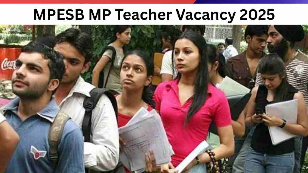 MPESB MP Teacher Vacancy 2025